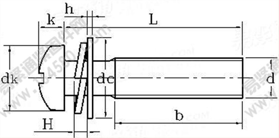 GB /T 9074.8-1988 十字槽小盤頭螺釘、平墊和彈墊組合執(zhí)行標(biāo)準(zhǔn)